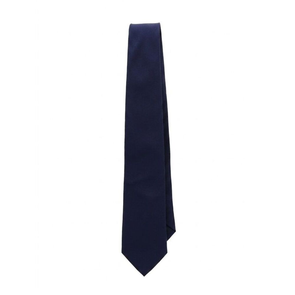 Givenchy Blue Silk Men's Tie - Picture 2 of 4